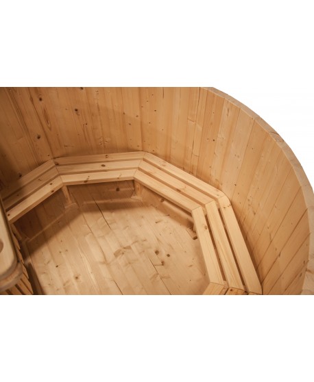 Le modèle de base: bain nordique en bois