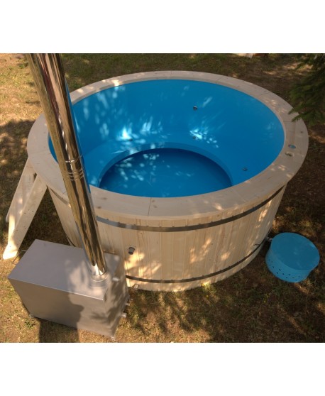 Bain nordique en plastique et en sapin Bain nordique en plastique et en sapin
