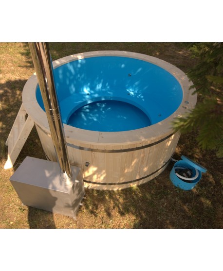 Bain nordique en plastique et en sapin Bain nordique en plastique et en sapin
