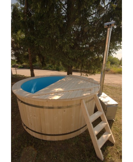 Bain nordique en plastique et en sapin Bain nordique en plastique et en sapin