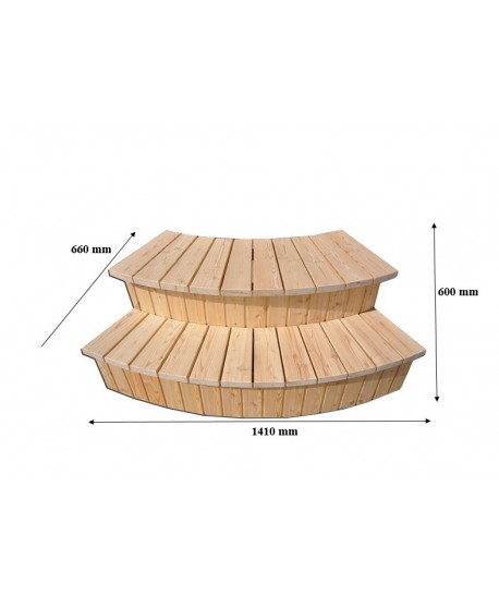 Escaliers pour bain de type A Escaliers pour bain de type A