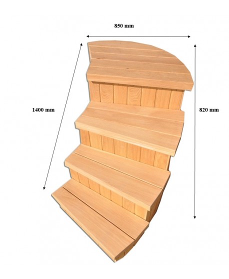 Escaliers pour bain de type C Escaliers pour bain de type C