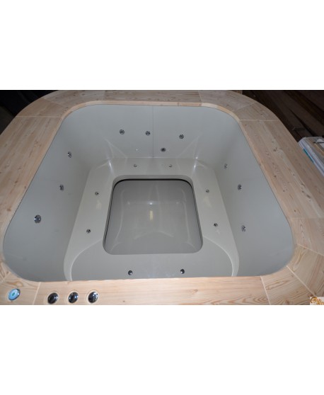 Banquettes en plastique de type ouvert pour bain nordique Banquettes en plastique de type ouvert pour bain nordique