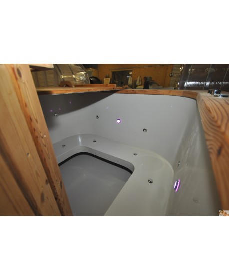 Banquettes en plastique de type ouvert pour bain nordique Banquettes en plastique de type ouvert pour bain nordique