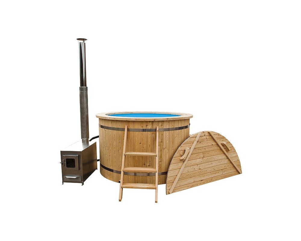 Bain nordique en plastique et en sapin Bain nordique en plastique et en sapin