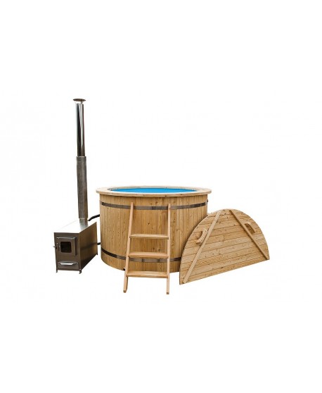 Bain nordique en plastique et en sapin Bain nordique en plastique et en sapin