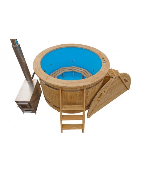 Bain nordique en plastique et en sapin Bain nordique en plastique et en sapin