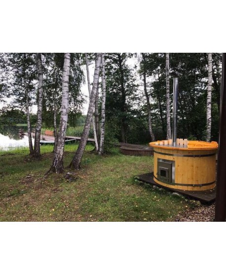 Udendørs boblebad med integreret komfur 1,6 m Udendørs boblebad med integreret komfur 1,6 m