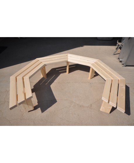 Bancs en bois de type A pour bain nordique Bancs en bois de type A pour bain nordique