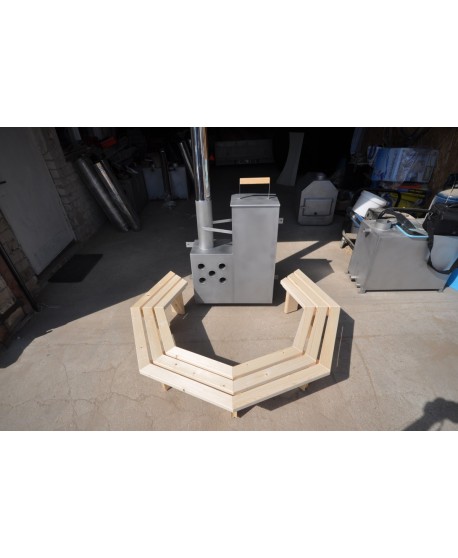 Bancs en bois de type A pour bain nordique Bancs en bois de type A pour bain nordique