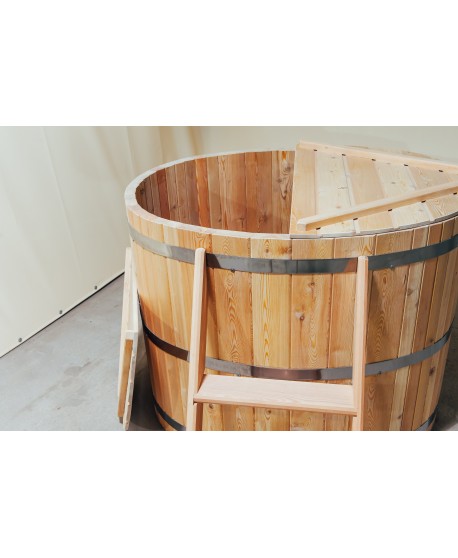 Bain nordique ovales en bois pour 2 personnes Bain nordique ovales en bois pour 2 personnes