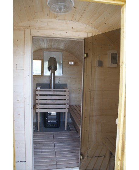 Jardin extérieur sauna en bois Jardin extérieur sauna en bois